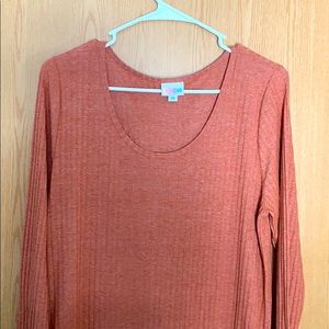 Burnt orange long sleeve